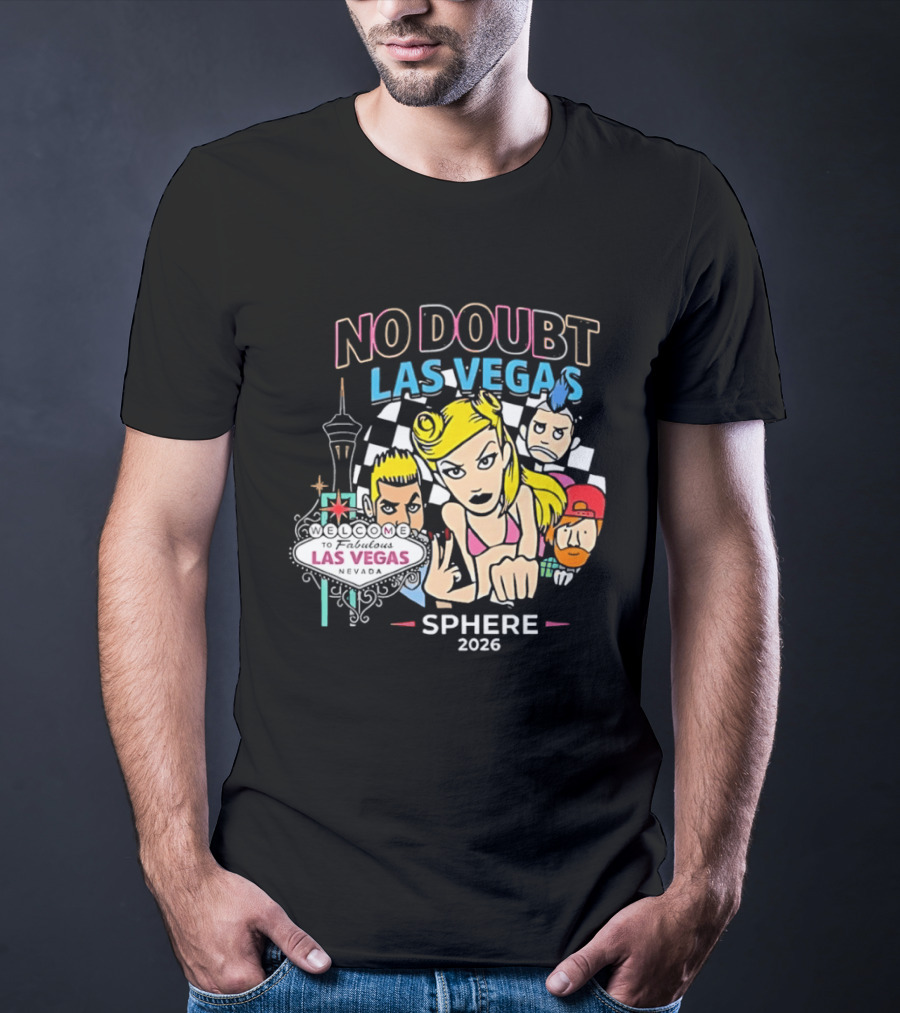No Doubt Las Vegas Sphere 2026 Concert Merchandise T-Shirt