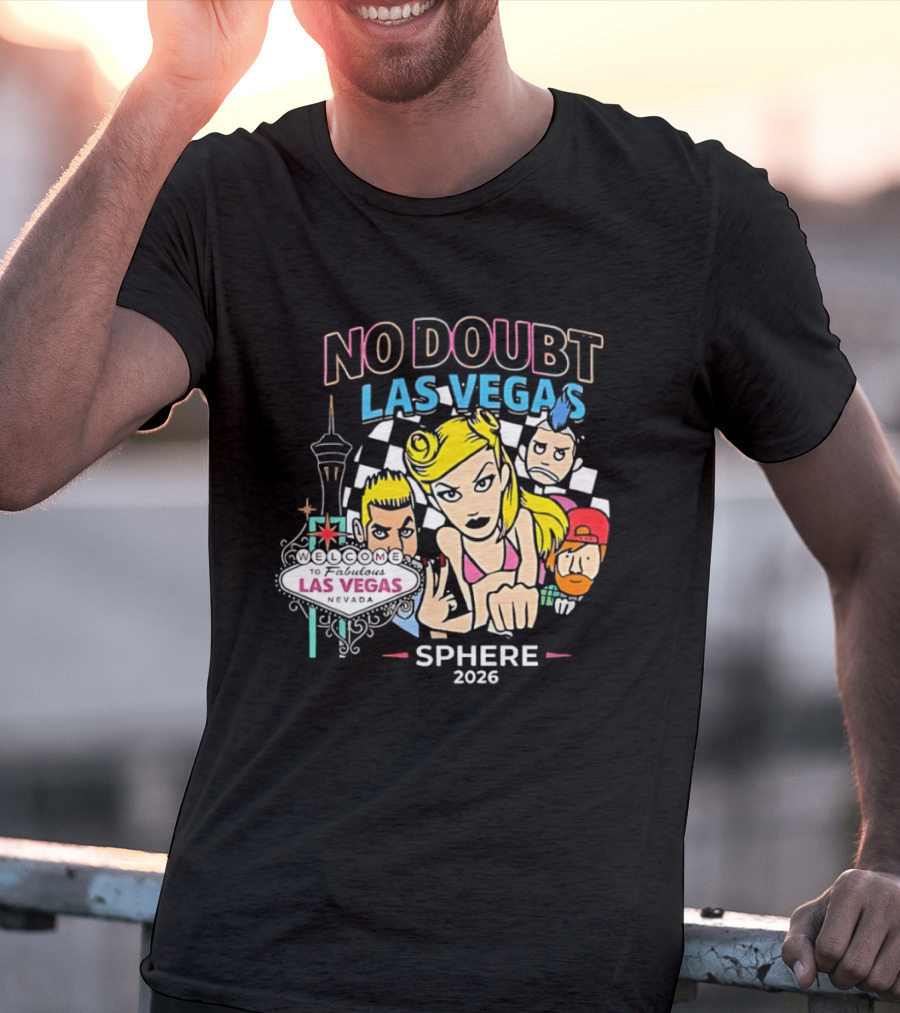 No Doubt Las Vegas Sphere 2026 Concert Merchandise T-Shirt