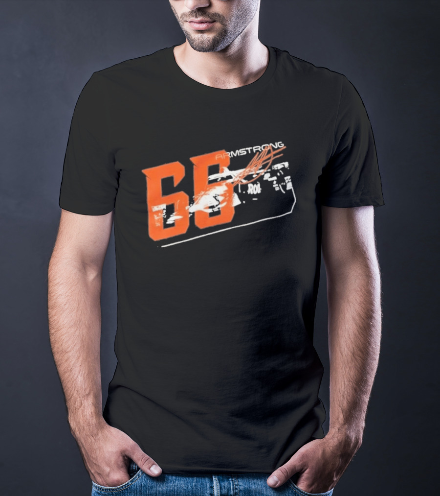 Armstrong 66 Racing Number With Dynamic Speed Lines T-Shirt