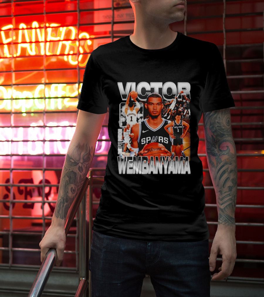 Victor Wembanyama Spurs Phenom Basketball Player T-Shirt