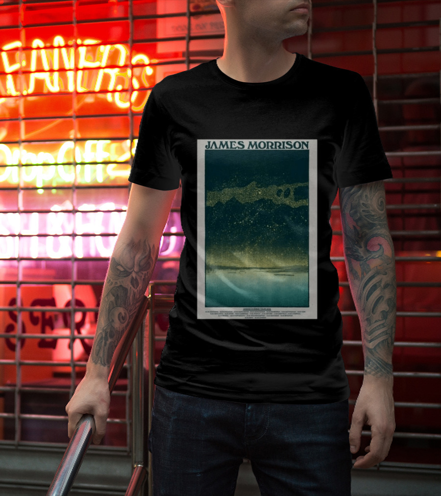James Morrison Undiscovered Tour 2026 Retro Aesthetic T-Shirt