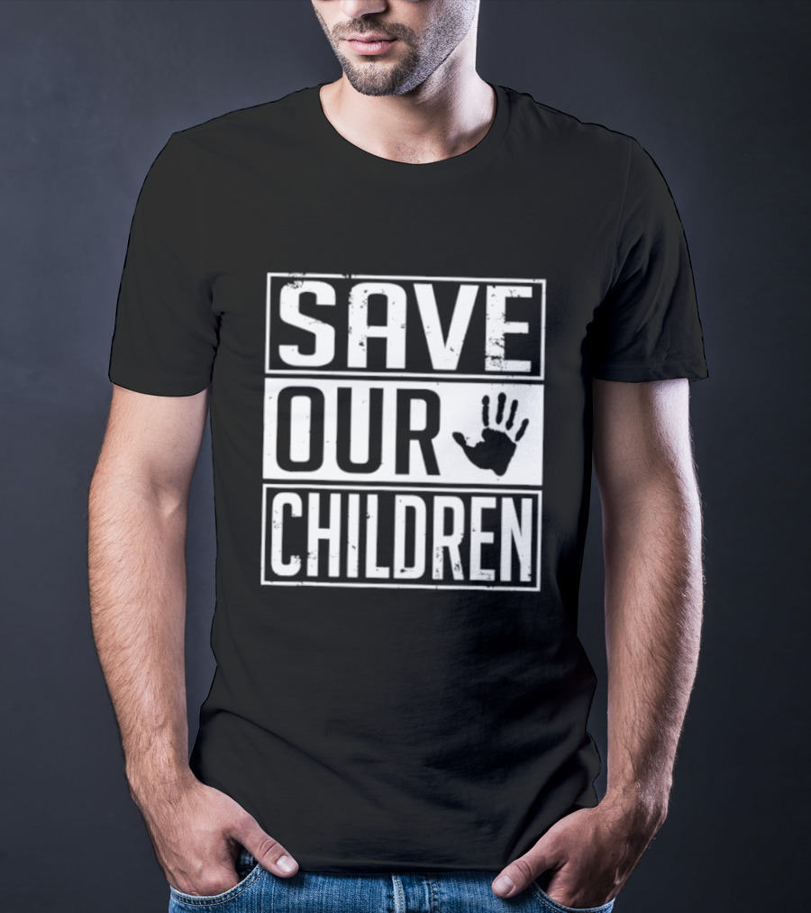 Save Our Children Handprint Awareness T-Shirt