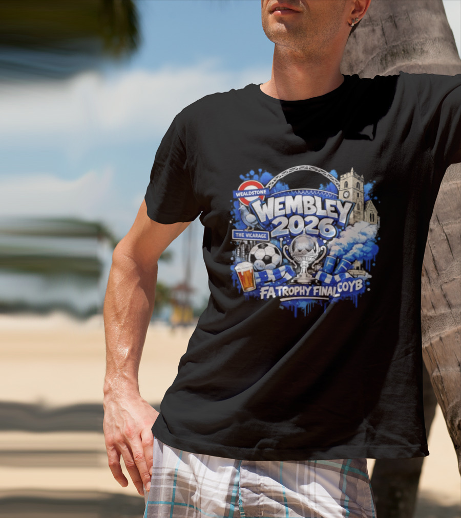 Wealdstone Wembley 2026 FA Trophy Final COYB The Vicarage T-Shirt