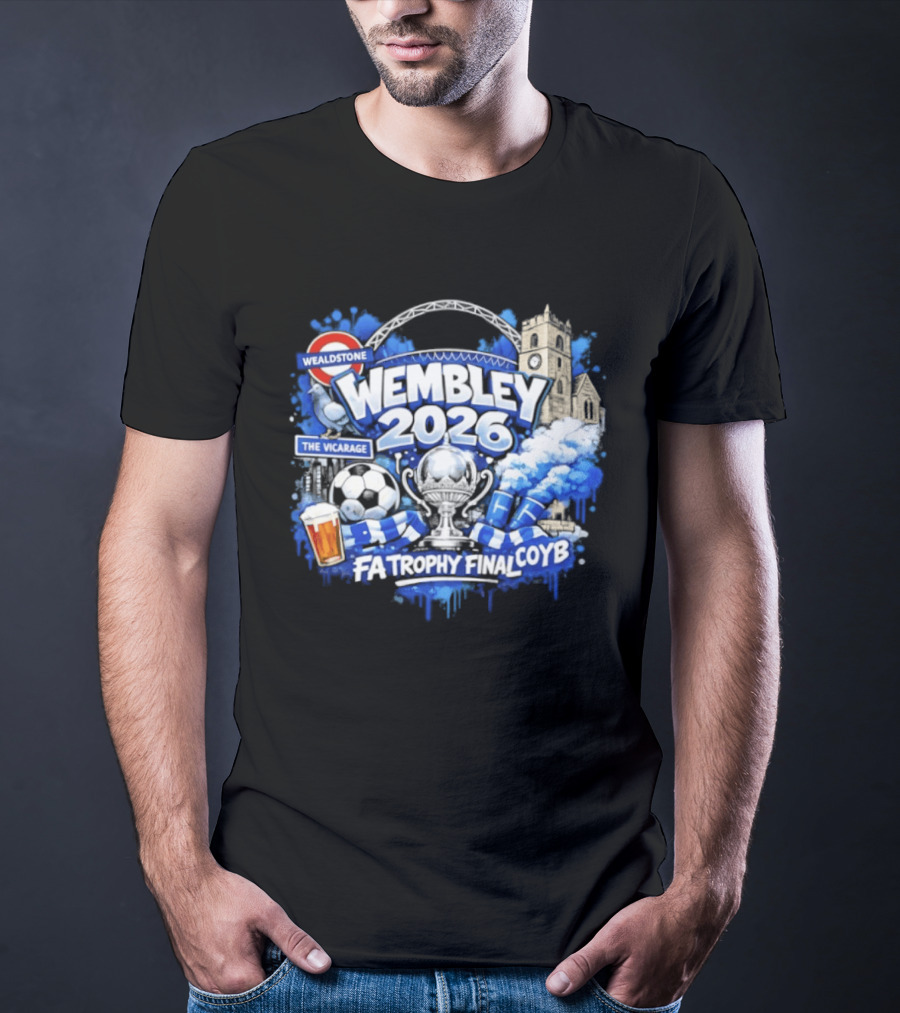 Wealdstone Wembley 2026 FA Trophy Final COYB The Vicarage T-Shirt