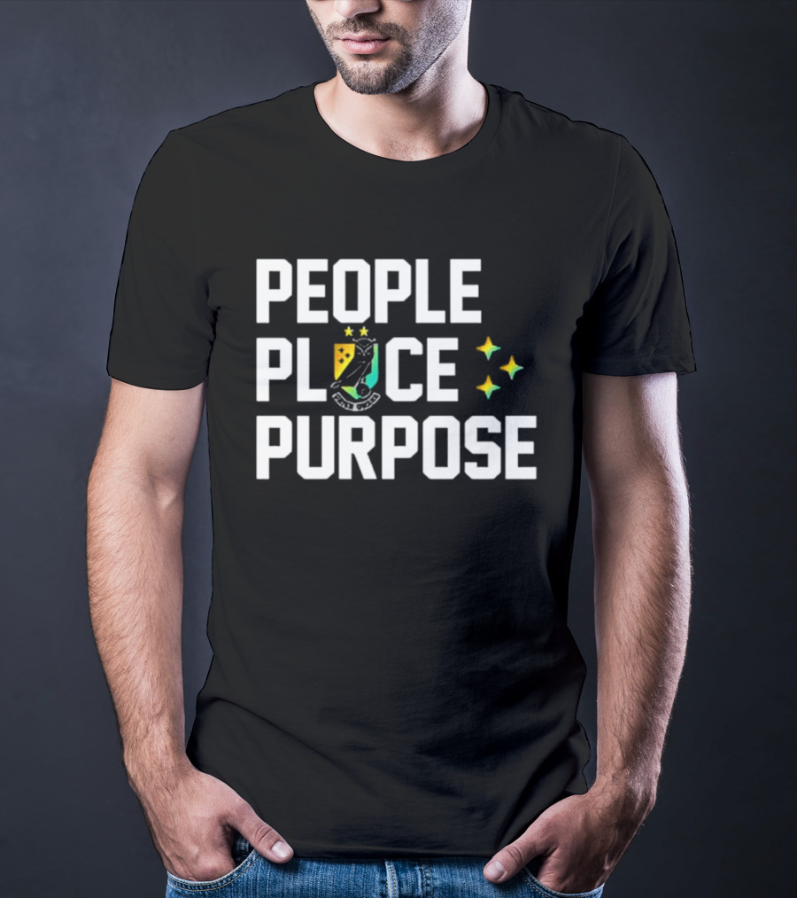People Place Purpose LGBTQ Pride Month Rainbow Stars T-Shirt