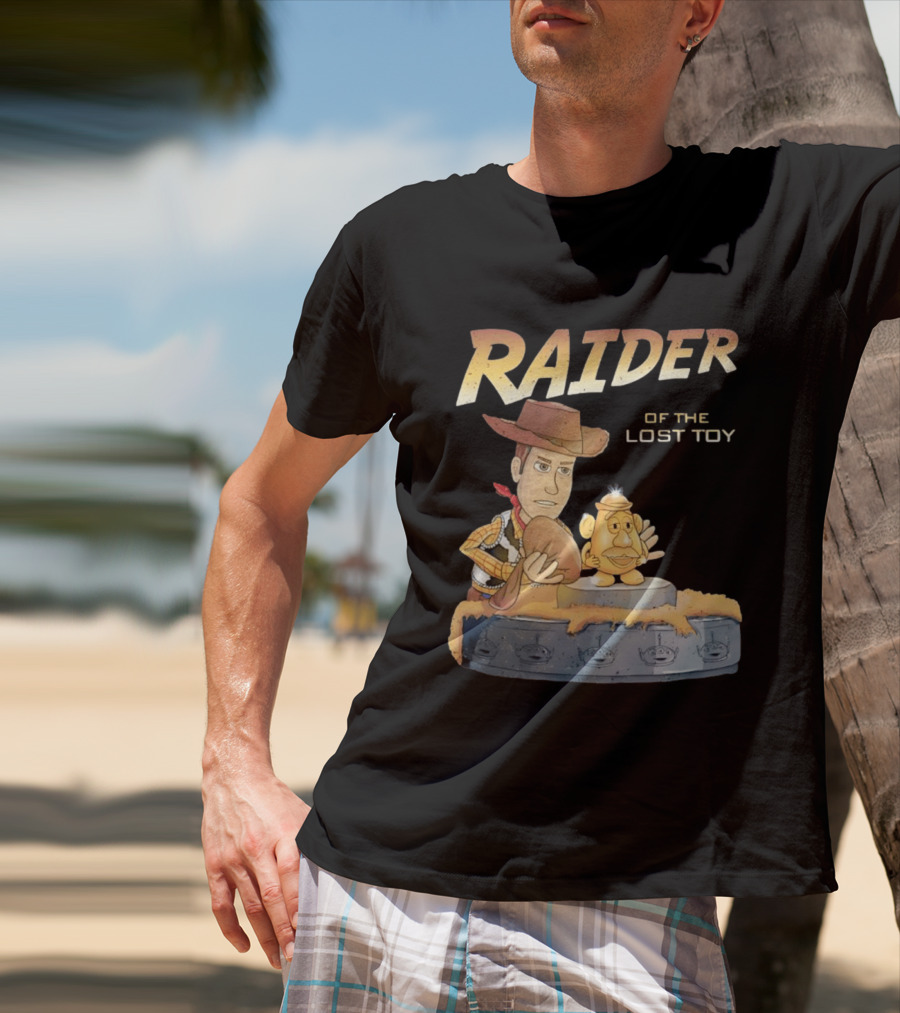 Raiders Toy Story Woody Mr Potato Head Lost Toy T-Shirt