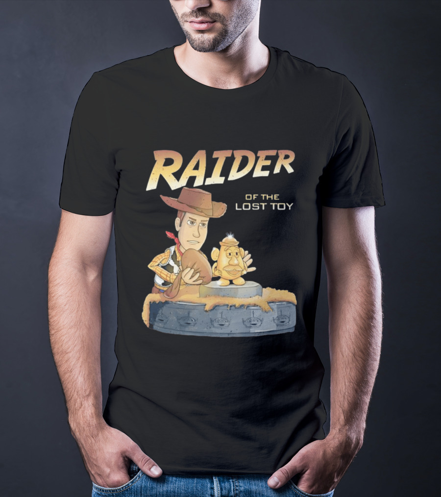 Raiders Toy Story Woody Mr Potato Head Lost Toy T-Shirt