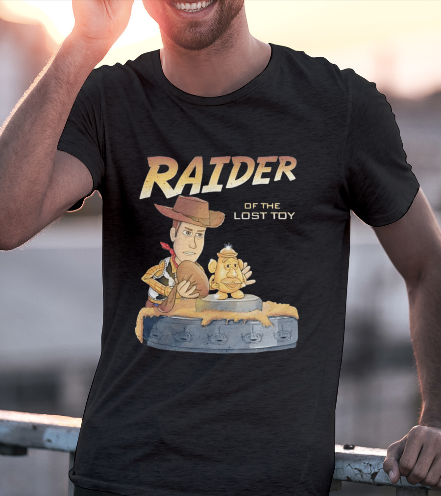 Raiders Toy Story Woody Mr Potato Head Lost Toy T-Shirt