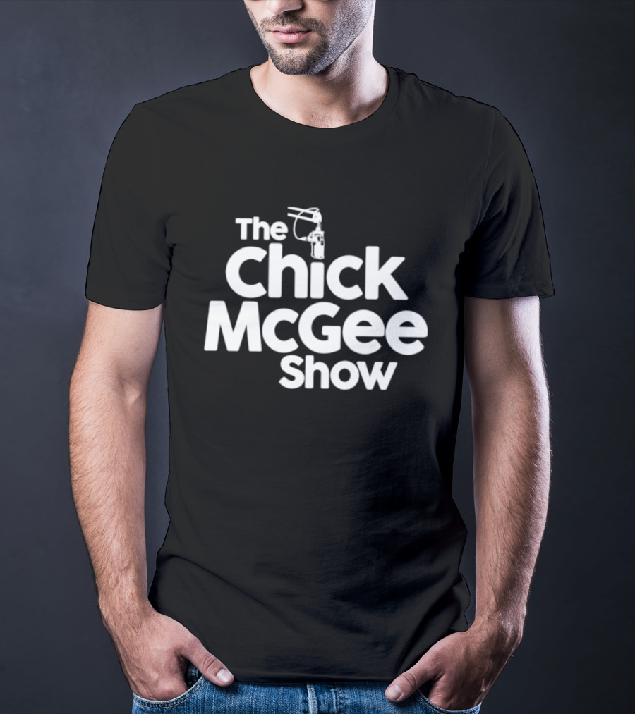 The Chick McGee Show Podcast Mic T-Shirt