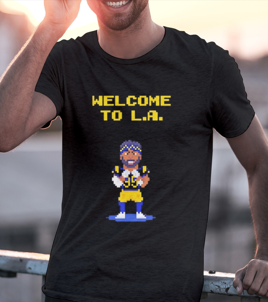 Welcome To L.A. Aaron Donald Los Angeles Rams Video Game T-Shirt