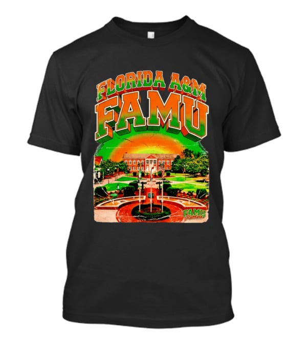 Florida A&M FAMU Rattlers Lee Hall Campus Landmark T-Shirt