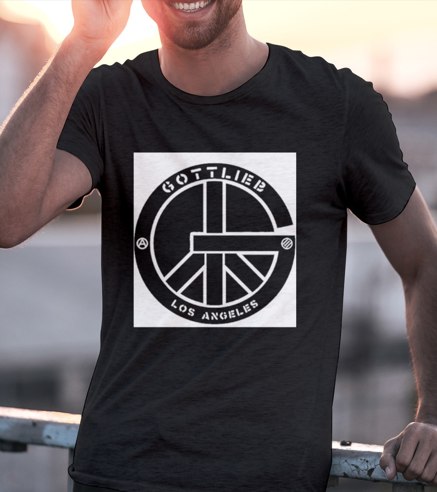 Gottlieb Peace Symbol Circle Los Angeles T-Shirt