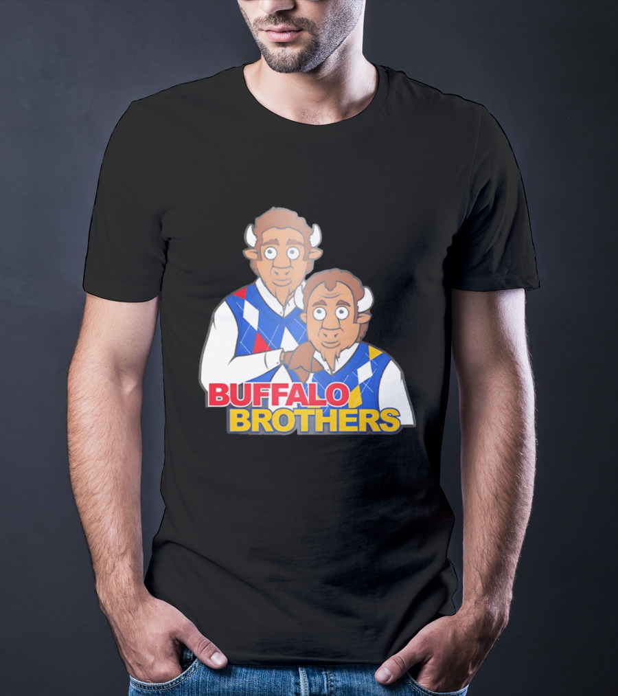 Buffalo Brothers Buffalo Bills Football 2026 Cartoon T-Shirt