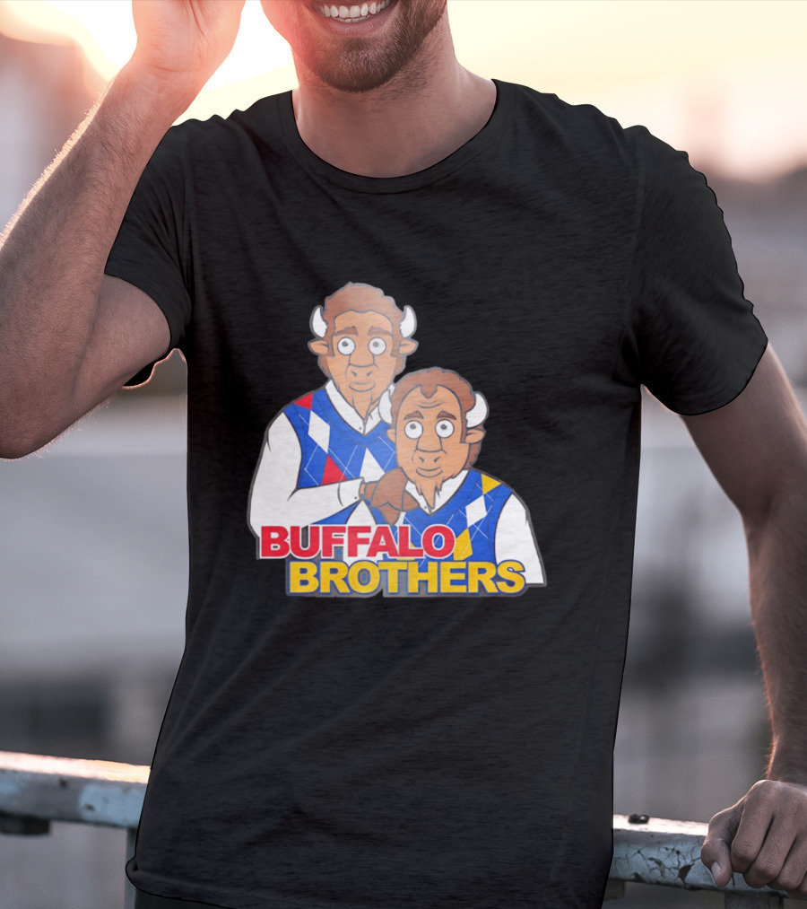 Buffalo Brothers Buffalo Bills Football 2026 Cartoon T-Shirt