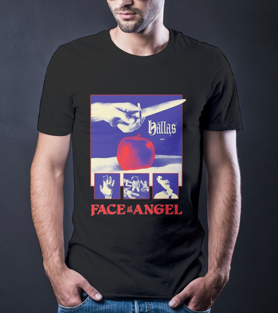 Hallas Face Of An Angel Album Heavy Metal Rock Band Music T-Shirt