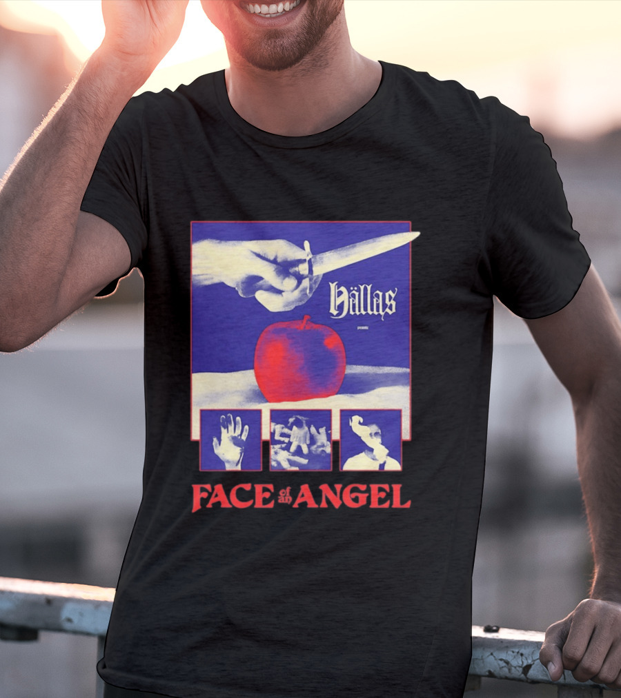 Hallas Face Of An Angel Album Heavy Metal Rock Band Music T-Shirt