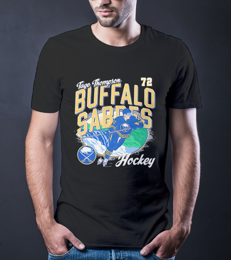 Tage Thompson 72 Buffalo Sabres Hockey Player T-Shirt