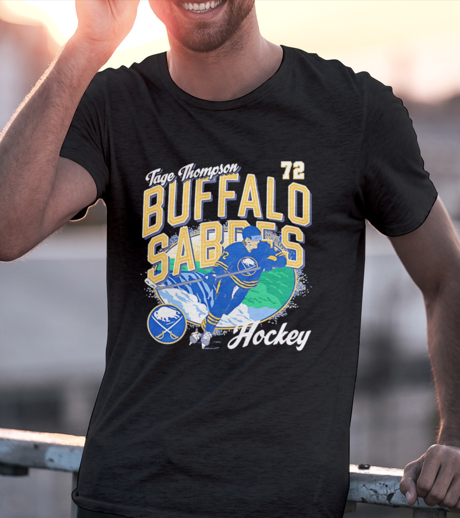 Tage Thompson 72 Buffalo Sabres Hockey Player T-Shirt