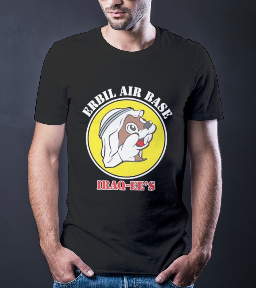 Erbil Air Base Iraq Eef's Cartoon T-Shirt