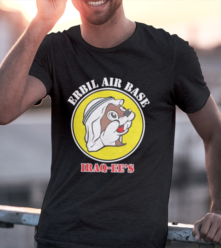 Erbil Air Base Iraq Eef's Cartoon T-Shirt