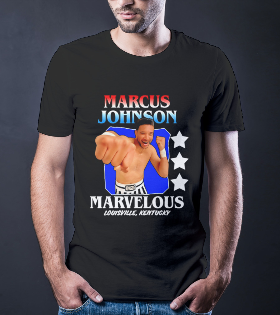 Marcus Johnson Marvelous Boxer Louisville Kentucky T-Shirt