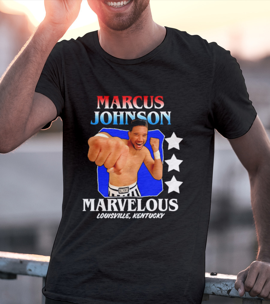 Marcus Johnson Marvelous Boxer Louisville Kentucky T-Shirt