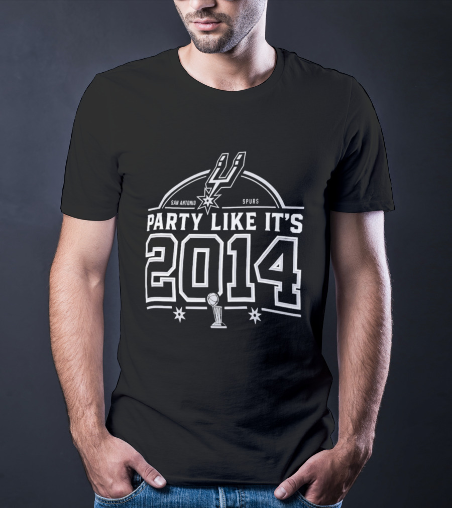 San Antonio Spurs 2014 Championship Celebration T-Shirt