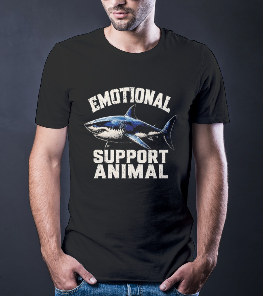 Emotional Support Animal Shark T-Shirt