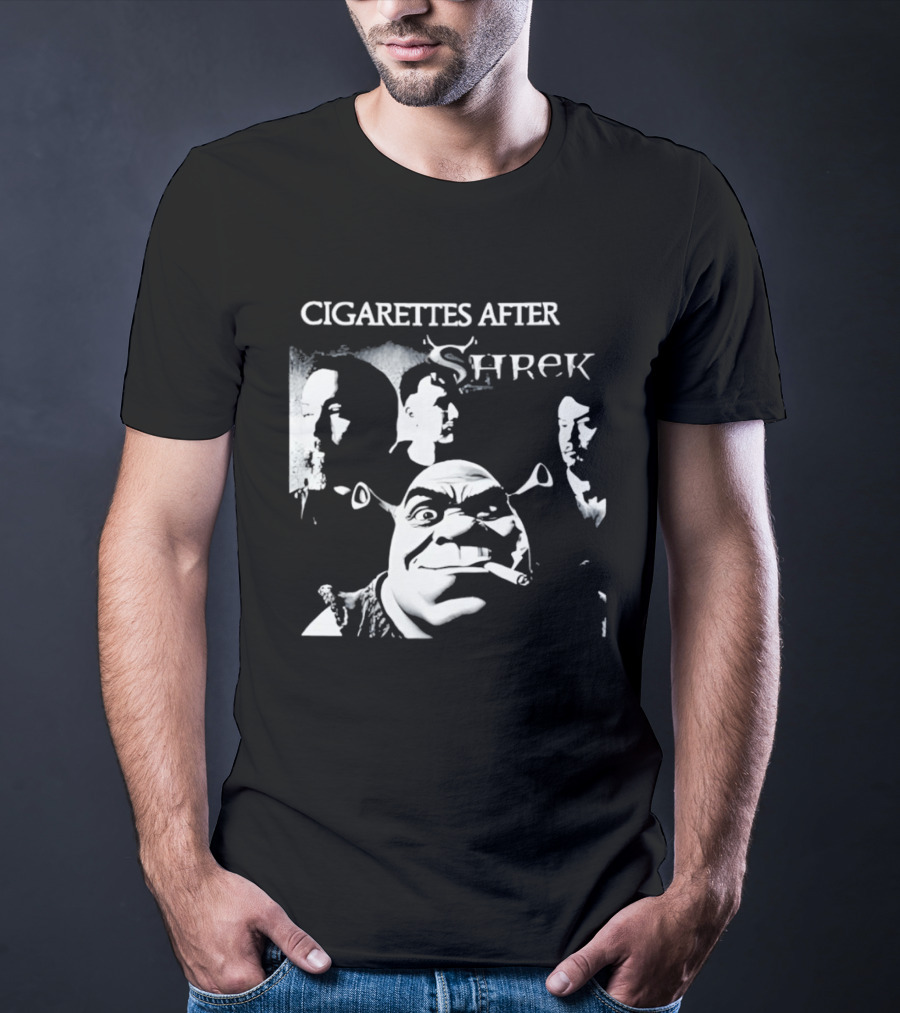 Cigarettes After Shrek Smoking Smutty Memories T-Shirt