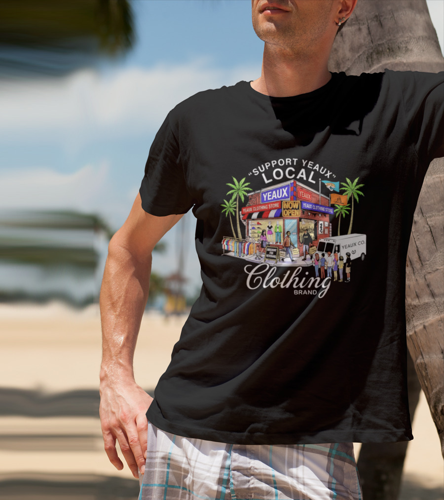 Support Yeaux Local Yeaux Clothing Store Now Open Jacksonville Gadsden Flag T-Shirt