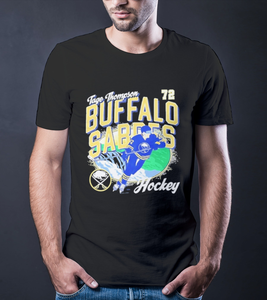 Tage Thompson 72 Buffalo Sabres Hockey NHL Team Player T-Shirt