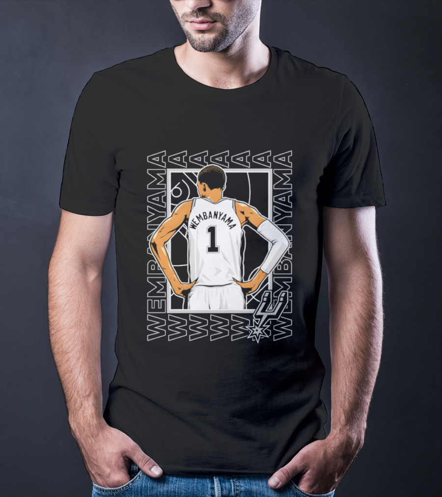 Victor Wembanyama San Antonio Spurs Number 1 NBA Basketball Player 2026 T-Shirt