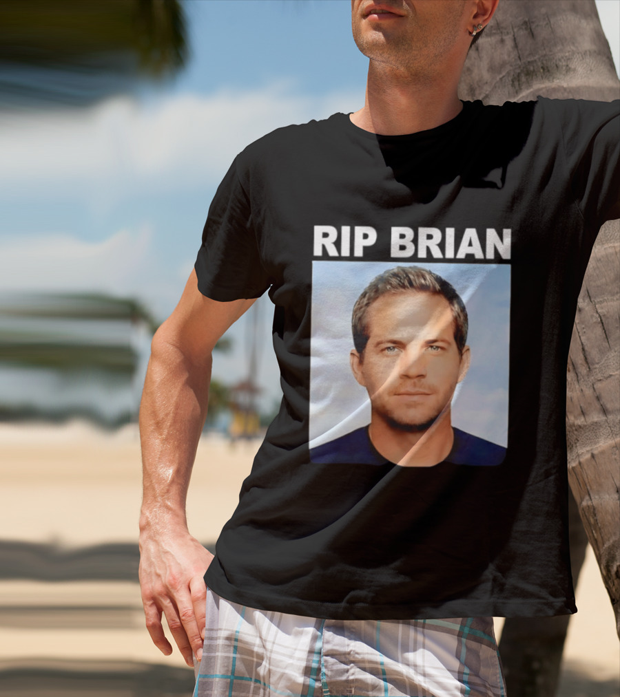 RIP Brian Vin Diesel Tribute Paul Walker Memorial T-Shirt