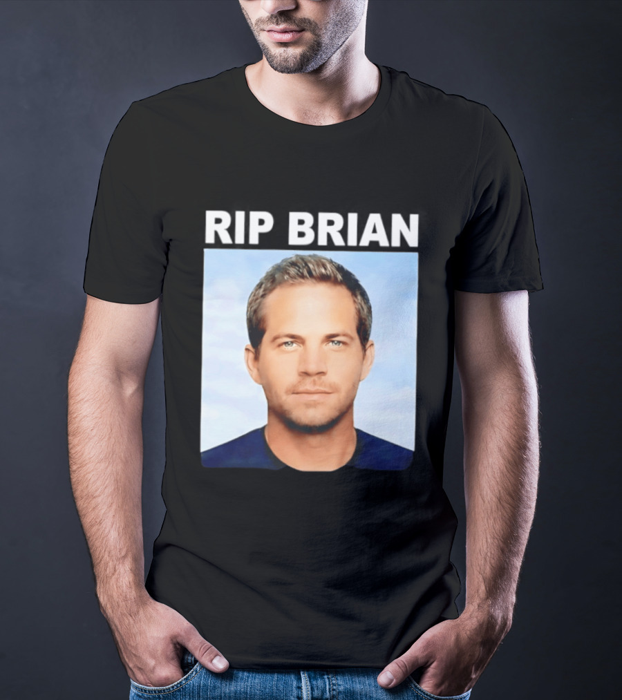 RIP Brian Vin Diesel Tribute Paul Walker Memorial T-Shirt