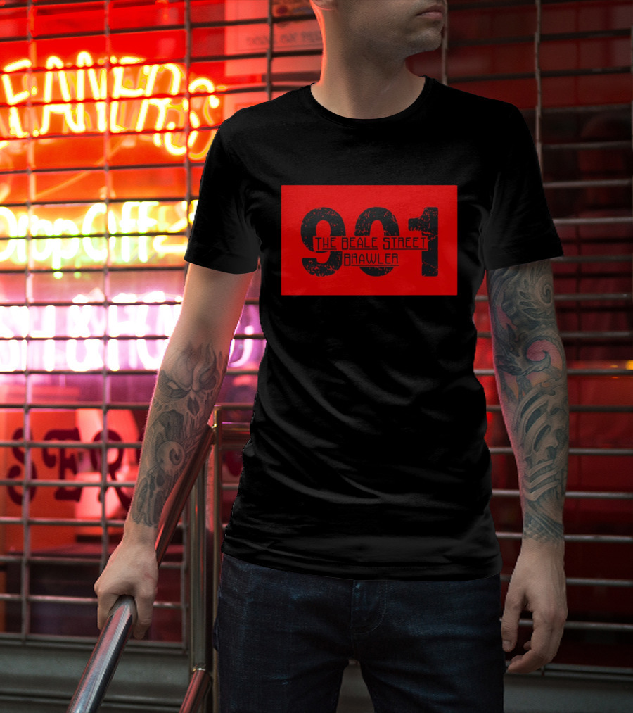 901 Beale Street Brawler Memphis Pride T-Shirt
