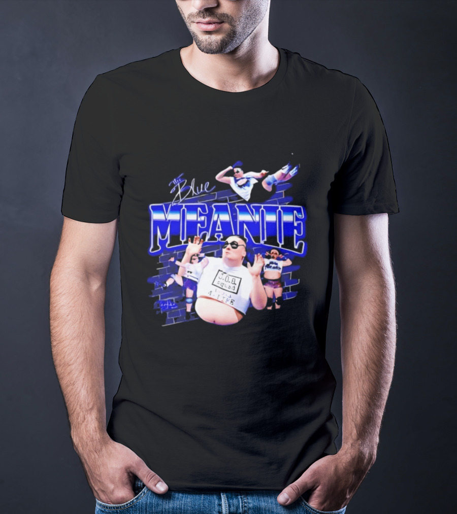 The Blue Meanie Brian Heffron Wrestling T-Shirt
