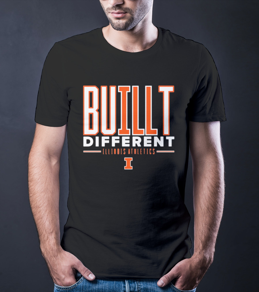 BuILLt Different Illinois Athletics I T-Shirt
