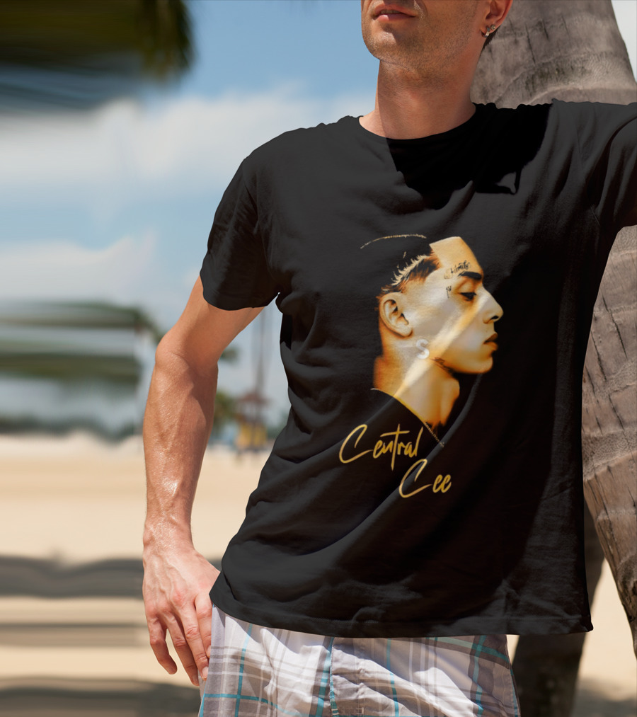 Central Cee Star UK Portrait Profile T-Shirt