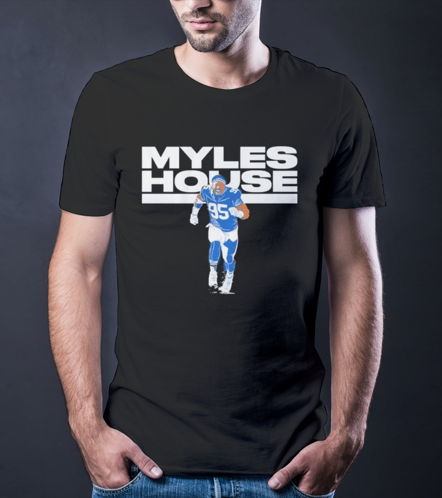 Cleveland Browns Myles House 95 Myles Garrett NFLPA T-Shirt