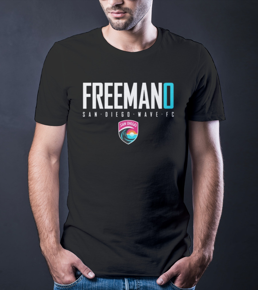 Freeman San Diego Wave FC NWSL Soccer Player Sarah Freeman T-Shirt