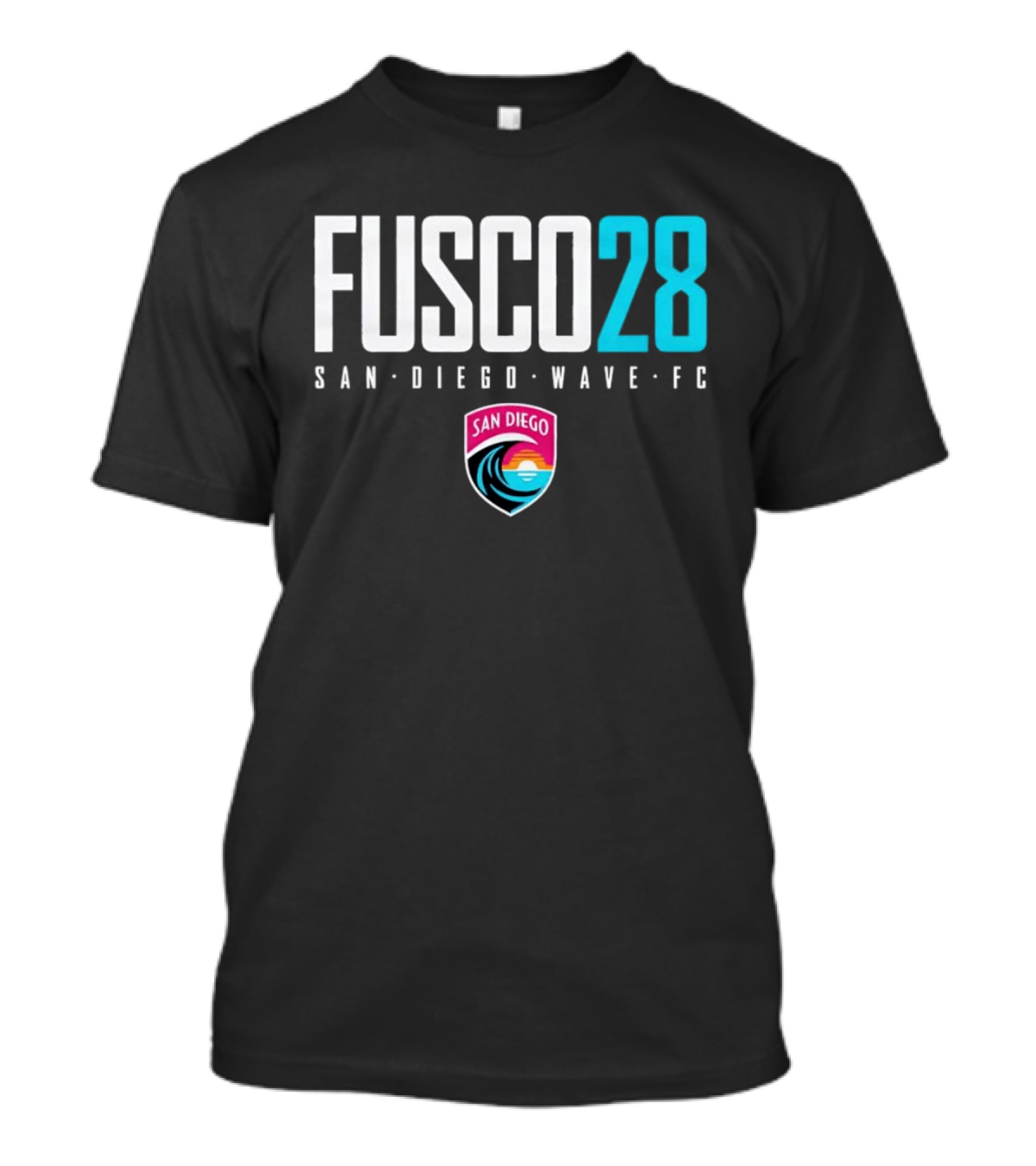 Fusco 28 San Diego Wave FC National Women's Soccer League NWSL T-Shirt