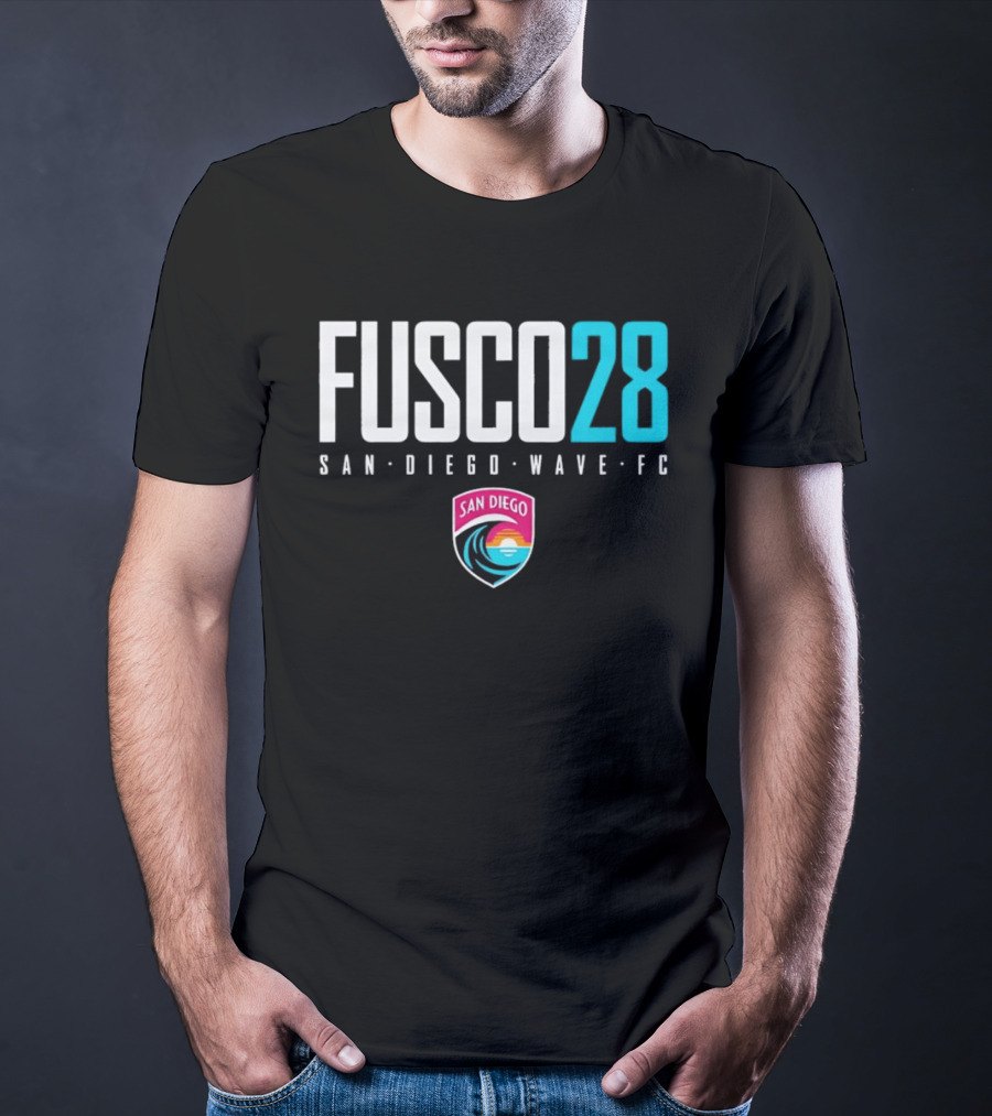 Fusco 28 San Diego Wave FC National Women's Soccer League NWSL T-Shirt