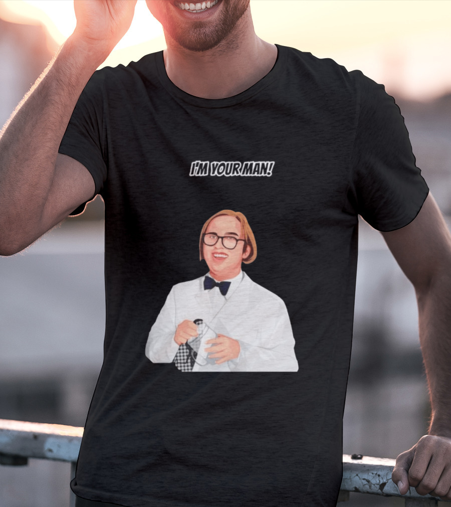 Max And Paddy I Am Your Man Bow Tie White Jacket T-Shirt