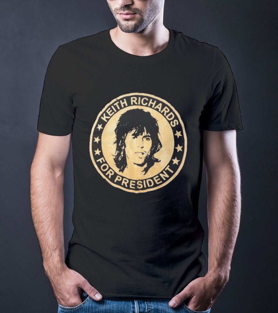 Original Keith Richards For President T-Shirt