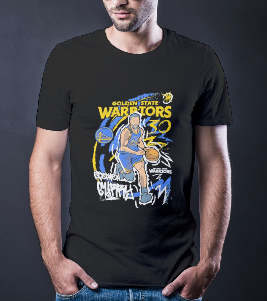 Golden State Warriors Stephen Curry 30 Basketball Player T-Shirt