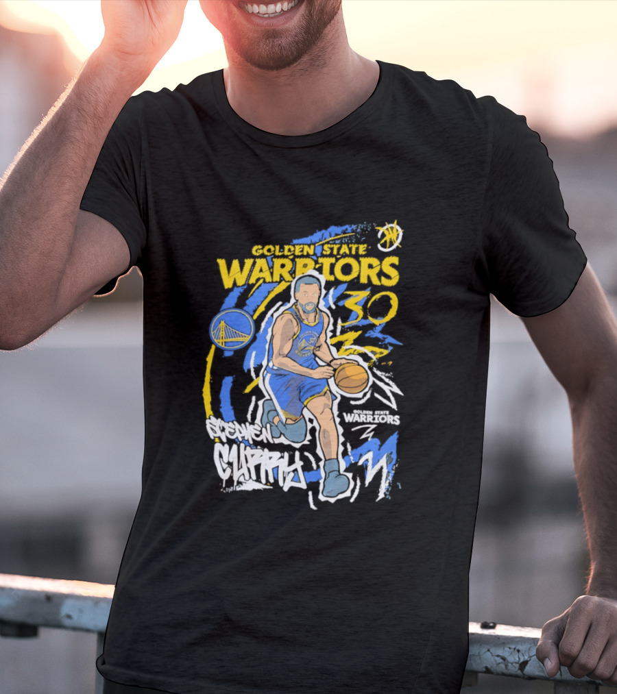 Golden State Warriors Stephen Curry 30 Basketball Player T-Shirt
