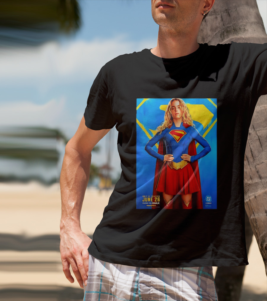 DC Studios Supergirl Movie June 26 Theaters Imax T-Shirt