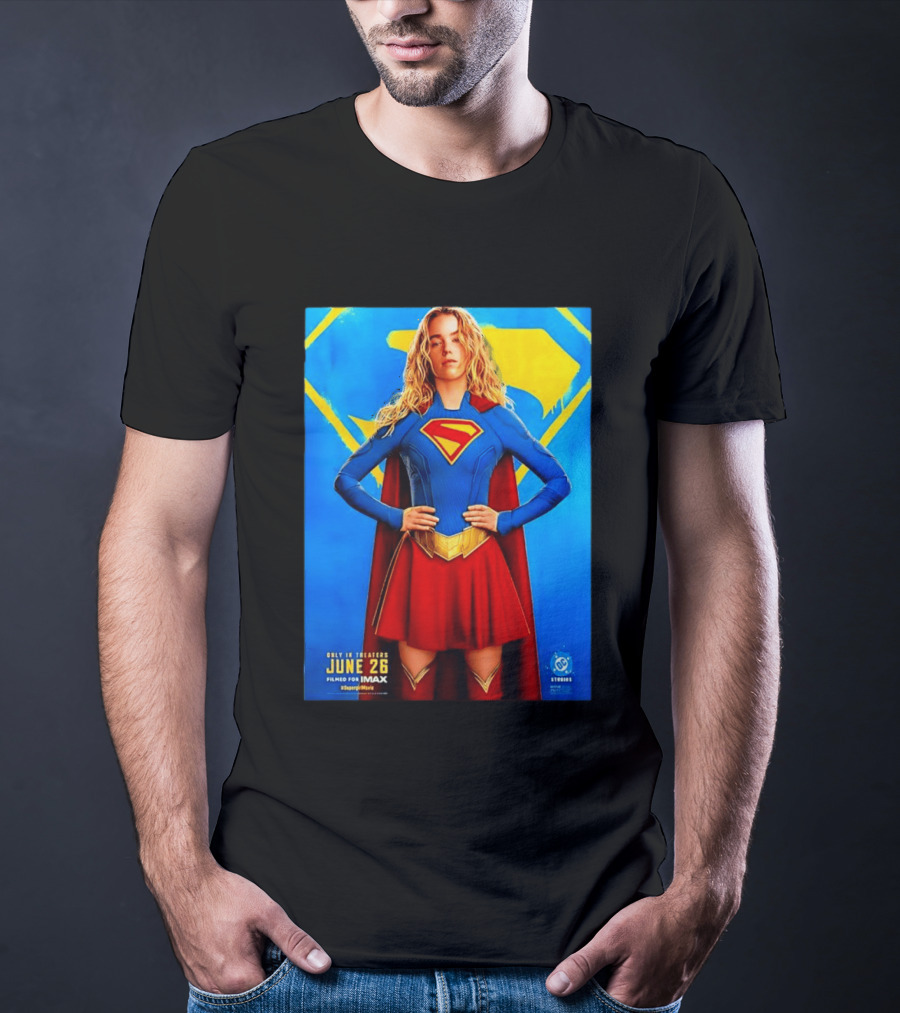 DC Studios Supergirl Movie June 26 Theaters Imax T-Shirt
