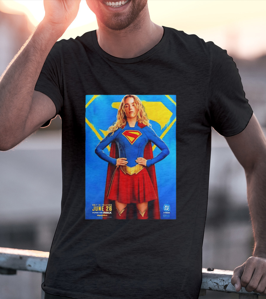 DC Studios Supergirl Movie June 26 Theaters Imax T-Shirt