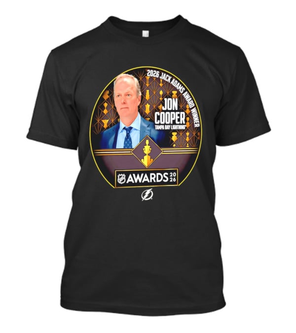 2026 Jack Adams Award Winner Jon Cooper Tampa Bay Lightning NHL Awards T-Shirt